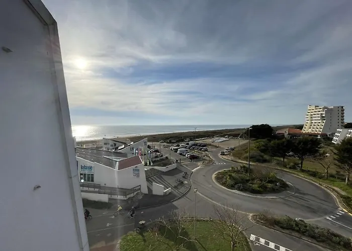 A St-jean-de-monts Avec Parking Et Balcon Ferme - Fr-1-224c-212 דירה סן ז'אן דה מון